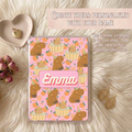 Personalized Kindle Insert | Cozy Capybara Citrus | Custom Insert | Satin or Holographic Finish | Bookish Gift for Readers