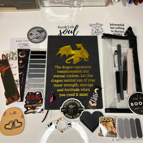 Black Bookish Bundle – Cozy Dark Academia Book Lover Gift