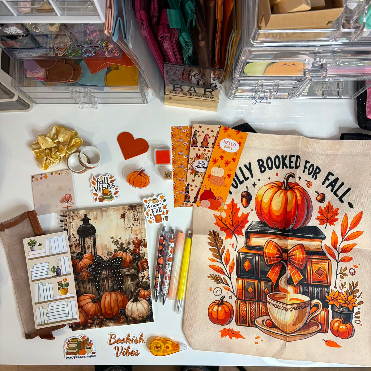 The Fall Reading Bundle | Cozy Autumn Bookish Stationery & Accessory Set