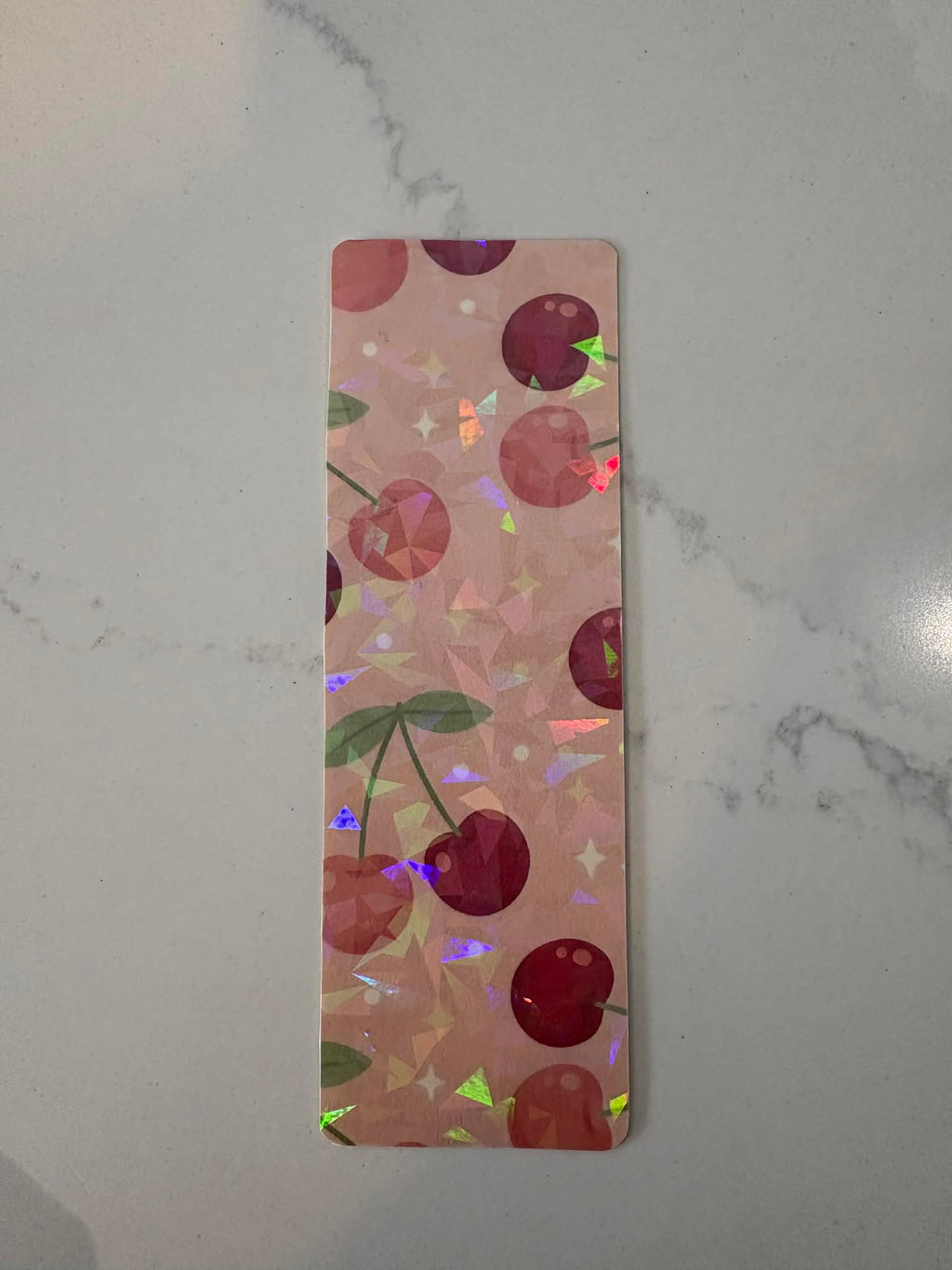 Cozy Bookish Bookmarks, Holographic Bookmark for Book Lovers, Cute Romantasy Reader Gift, Floral Aesthetic Bookmark, Handmade Stationery for Women | 1 for $4 or 3 for $9
