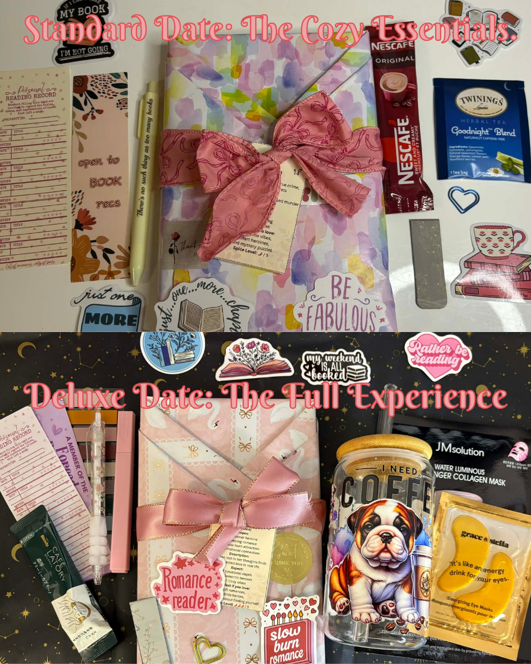 Blind Date with a Book | Deluxe Mystery Book Box | Hand-Picked Romance, Fantasy & Dark Romance, Mystery Book