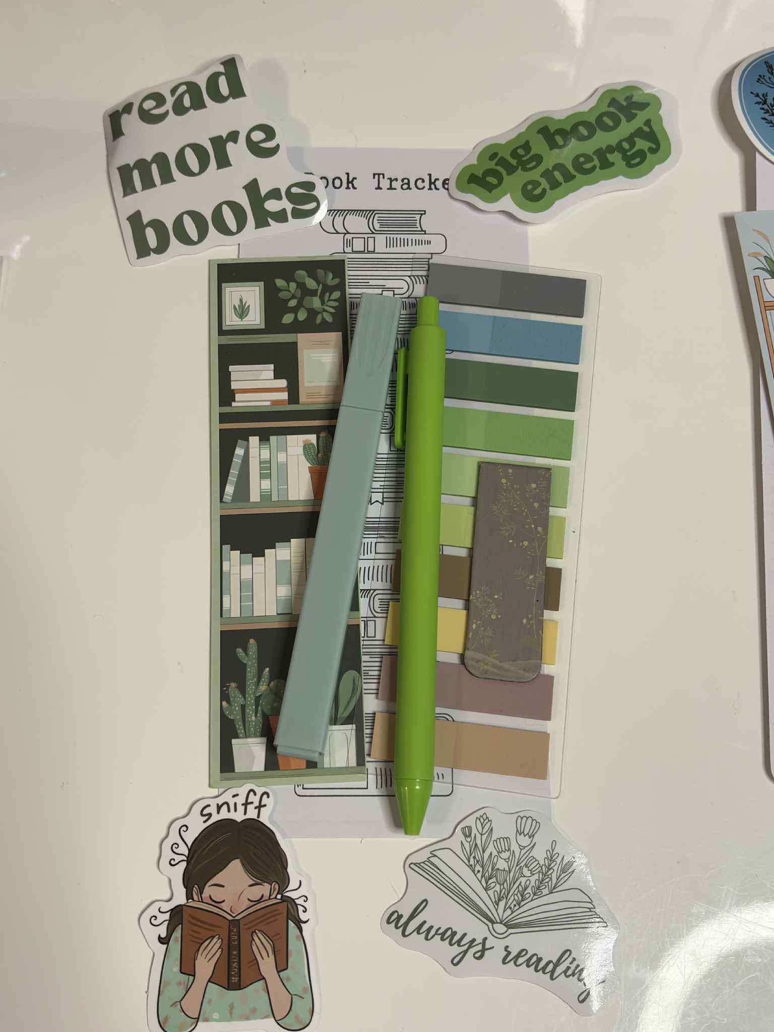 Book Annotation Kit | Starter Pack with Tabs, Bookmarks, Pens & Stickers | Bookish BookTook Gift | Free Book Review page included - Books and Brew Canada
