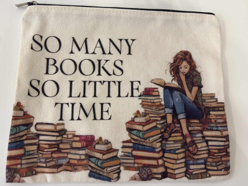 Bookish Makeup Bag - Books and Brew Canada