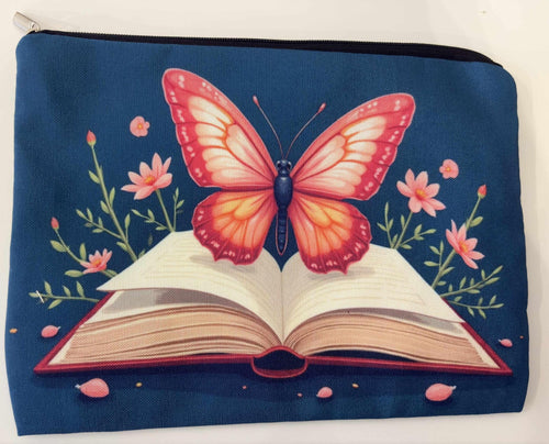 Bookish Makeup Bag - Books and Brew Canada