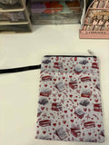 Double - sided Book Sleeve with zipper and front pocket - Books and Brew Canada