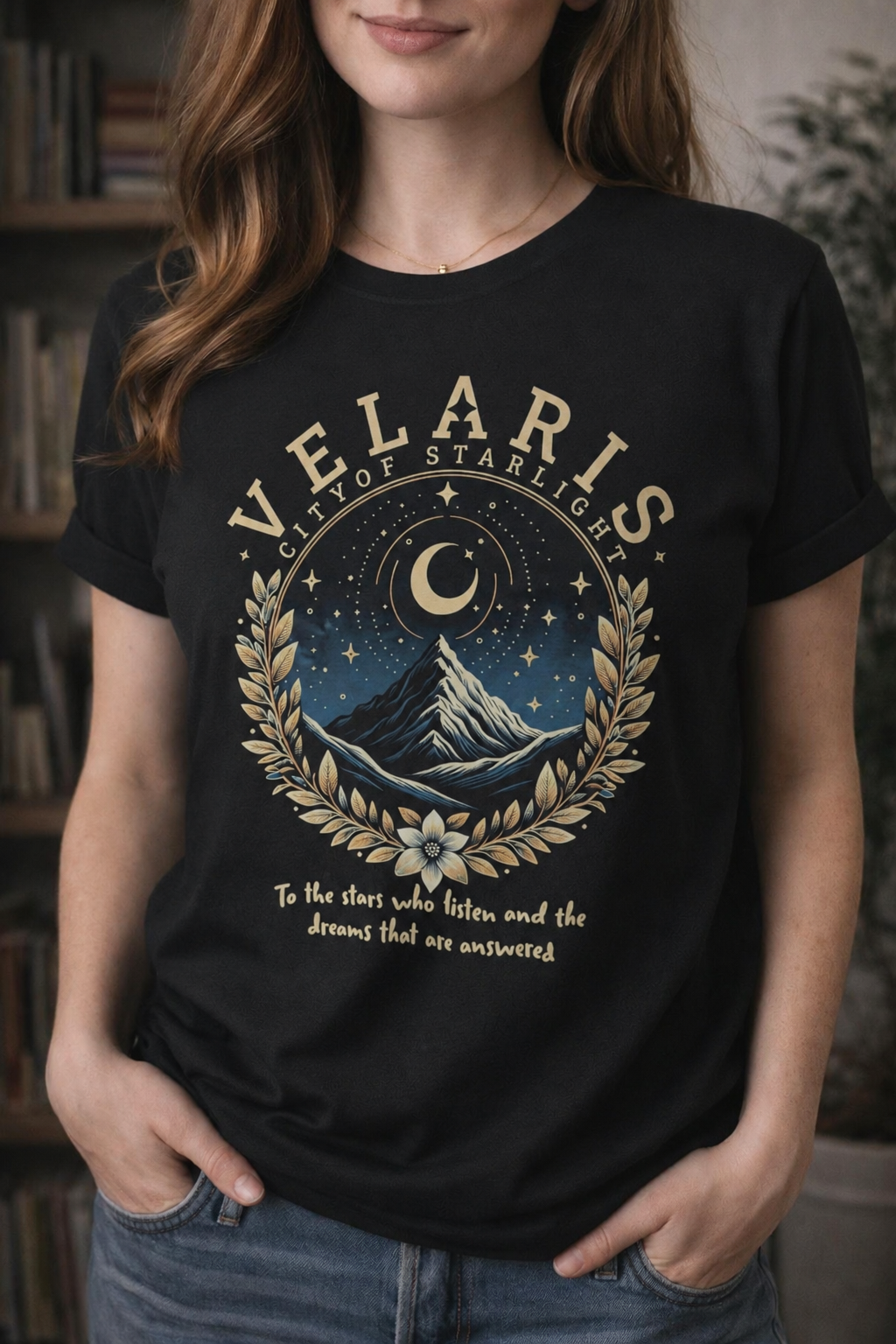 Velaris Shirt, Fantasy Bookish T-Shirt, Book lover T-shirt