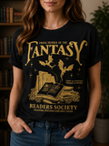 Proud Member of the Fantasy Readers Society T-Shirt, Funny book quotes T-shirt