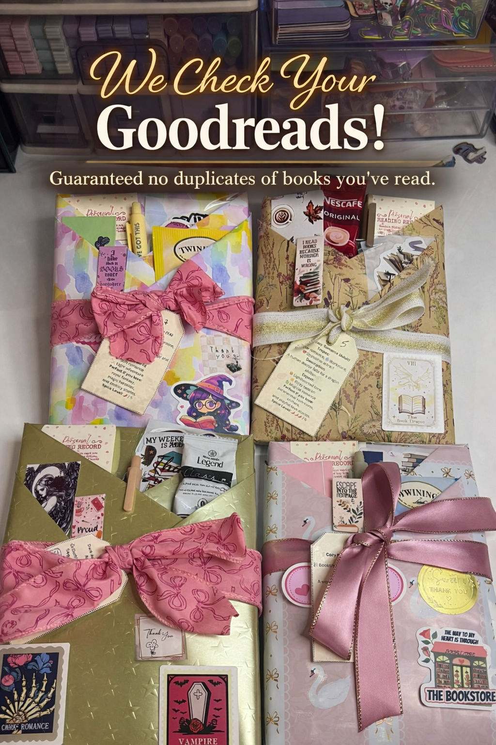Blind Date with a Book | Deluxe Mystery Book Box | Hand-Picked Romance, Fantasy & Dark Romance, Mystery Book