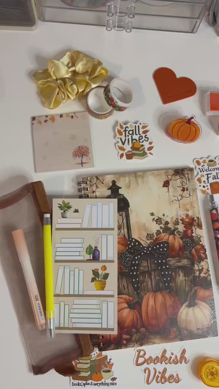 The Fall Reading Bundle | Cozy Autumn Bookish Stationery & Accessory Set