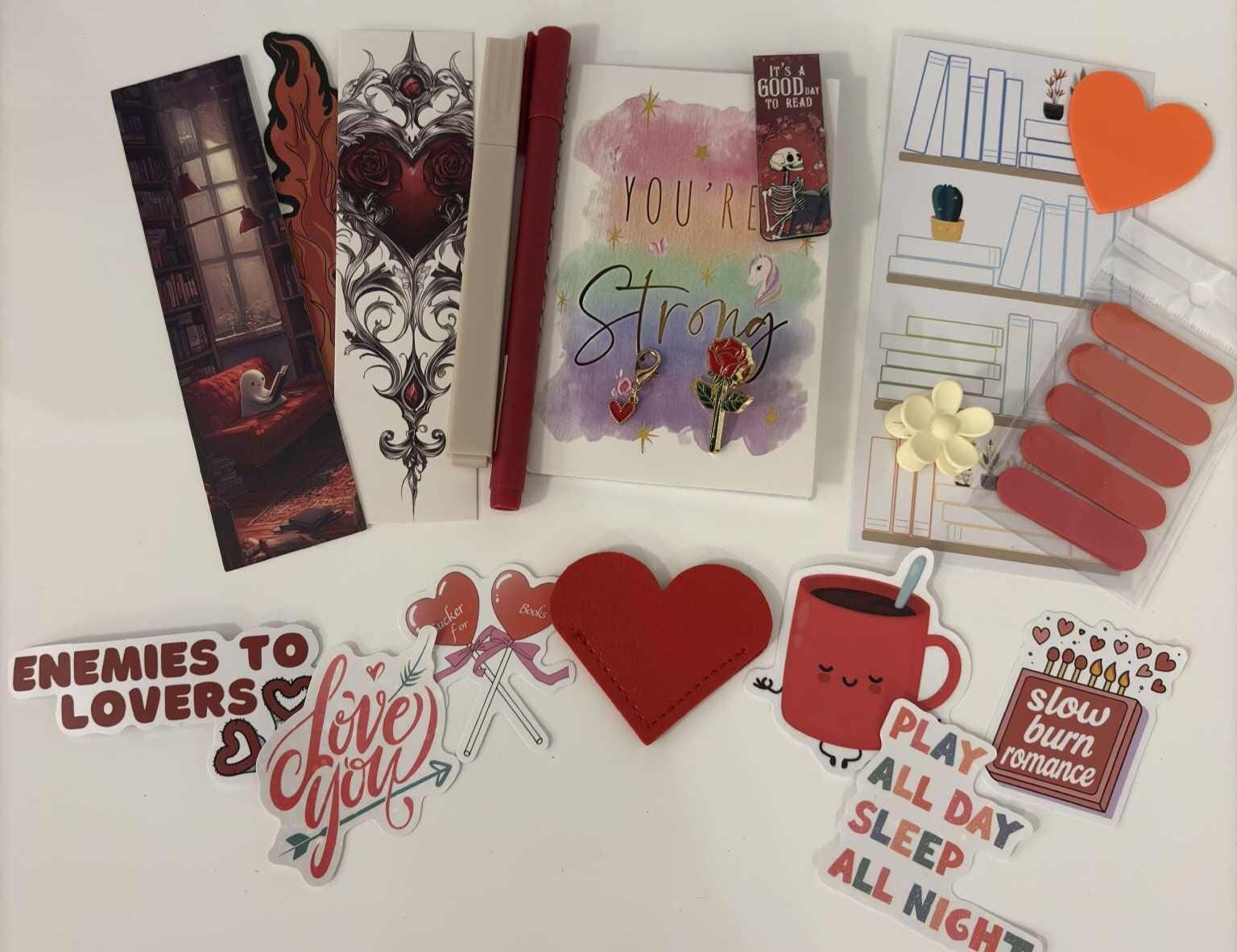 Red Bookish Bundle — A Cozy Mystery Box for Book Lovers - Books and Brew Canada